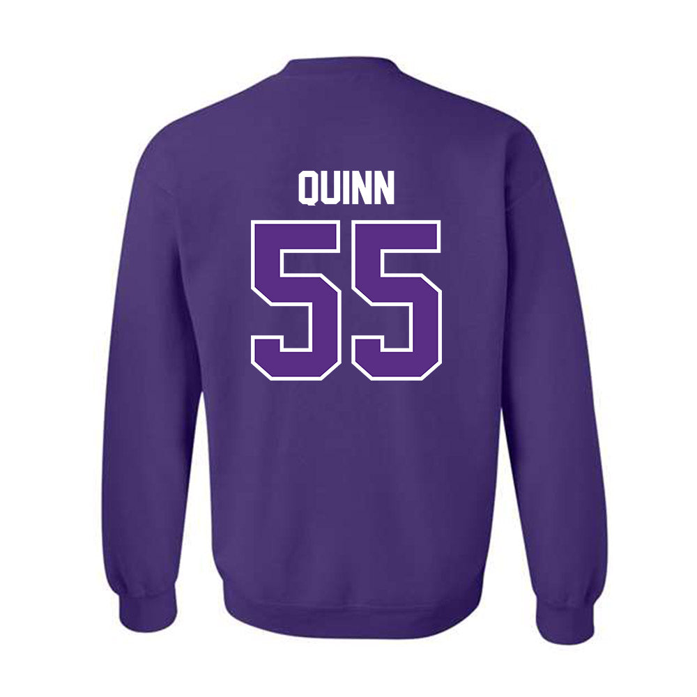 TCU - NCAA Baseball : Walter Quinn - Sports Shersey Crewneck Sweatshirt-1