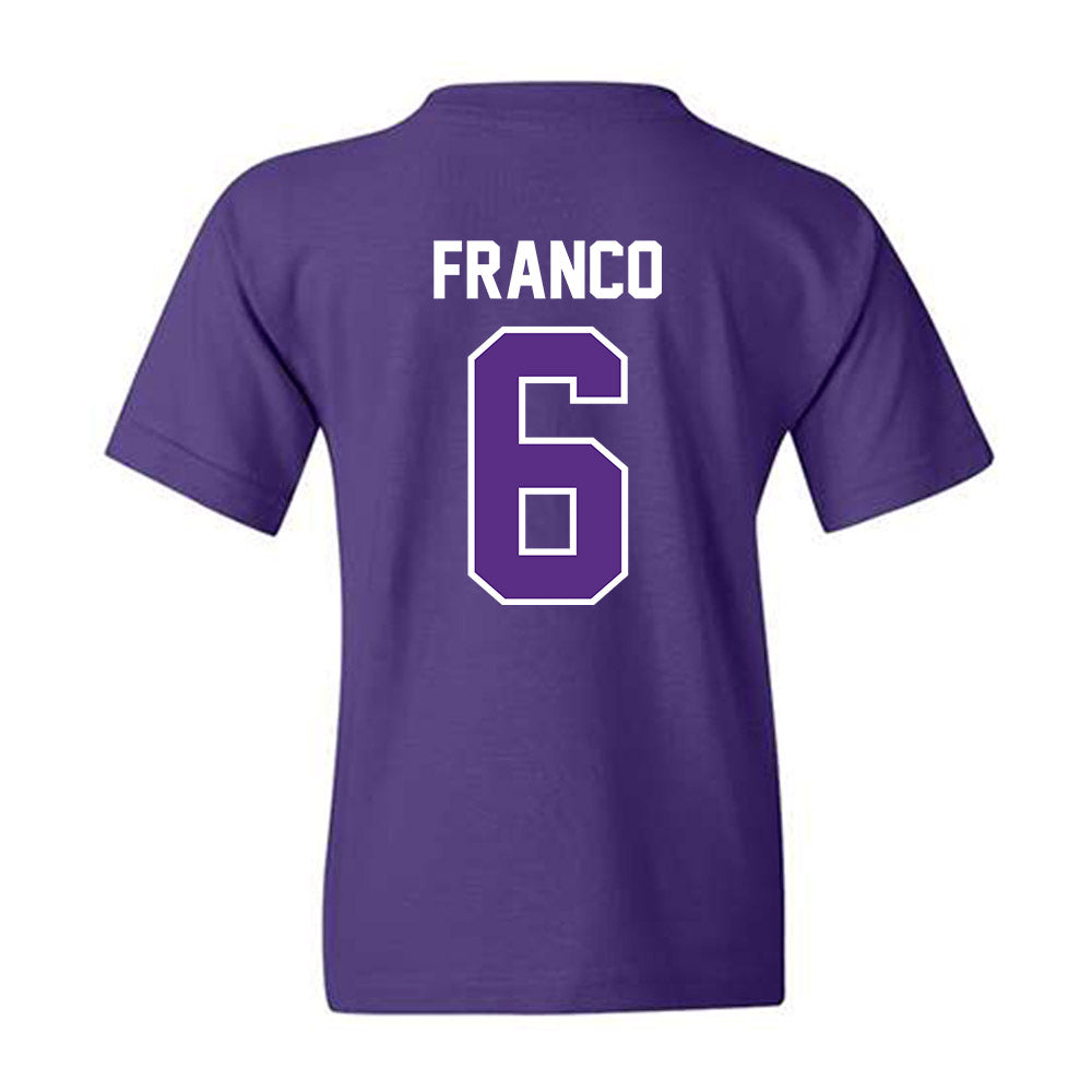 TCU - NCAA Baseball : Noah Franco - Sports Shersey Youth T-Shirt-1
