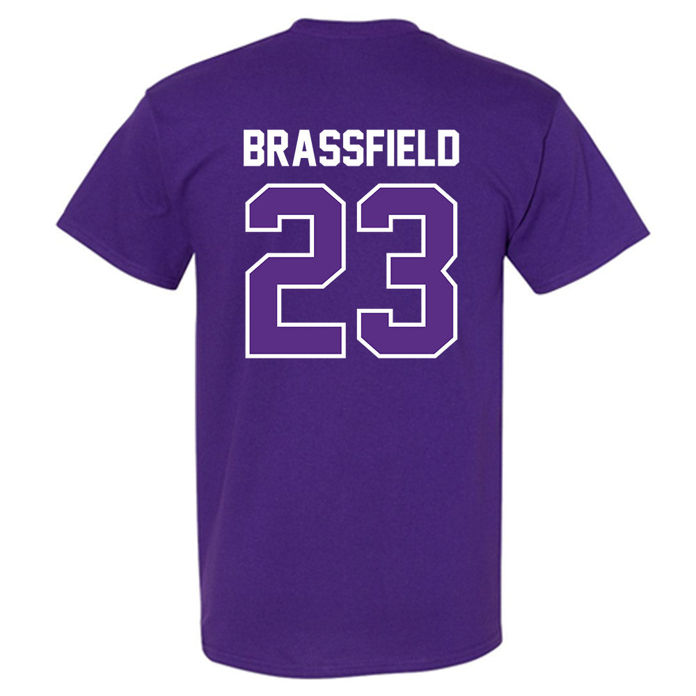 TCU - NCAA Baseball : Mason Brassfield - Sports Shersey T-Shirt-1