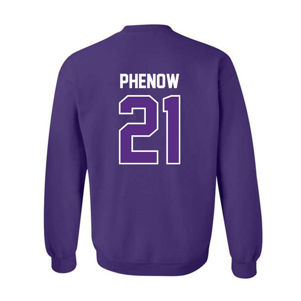 TCU - NCAA Baseball : Tyler Phenow - Sports Shersey Crewneck Sweatshirt-1