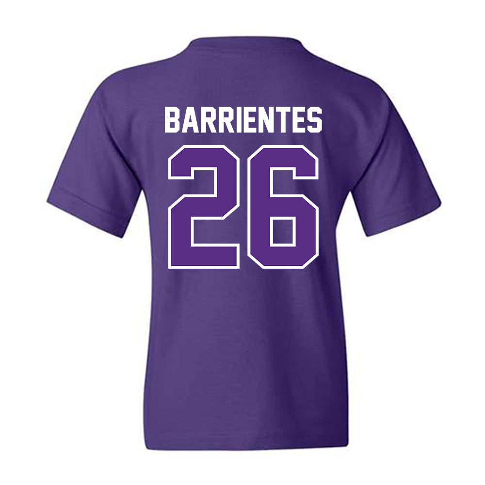 TCU - NCAA Baseball : Aiden Barrientes - Sports Shersey Youth T-Shirt-1