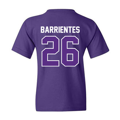 TCU - NCAA Baseball : Aiden Barrientes - Sports Shersey Youth T-Shirt-1