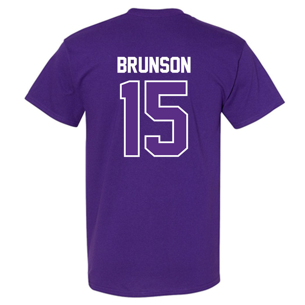 TCU - NCAA Baseball : Chase Brunson - T-Shirt Sports Shersey