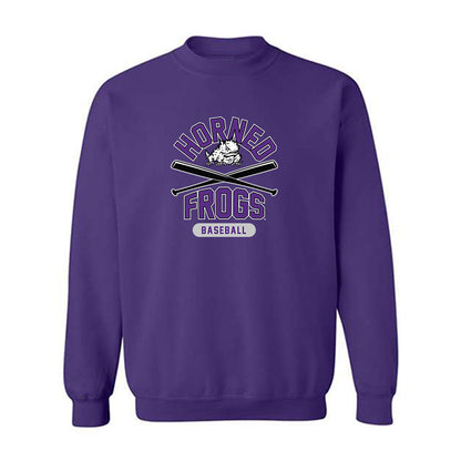 TCU - NCAA Baseball : Lance Davis - Sports Shersey Crewneck Sweatshirt-0