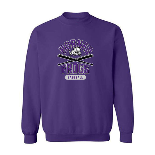 TCU - NCAA Baseball : Lance Davis - Sports Shersey Crewneck Sweatshirt-0