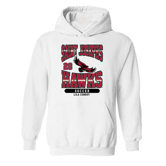 St. Joe's - NCAA Women's Soccer : Lila Conroy - Sport Shersey Hooded Sweatshirt-0