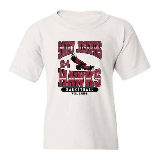 St. Joe's - NCAA Men's Basketball : Will Lange - Youth T-Shirt Sports Shersey