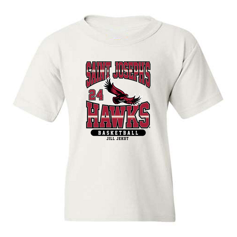 St. Joe's - NCAA Women's Basketball : Jill Jekot - Sport Shersey Youth T-Shirt-0