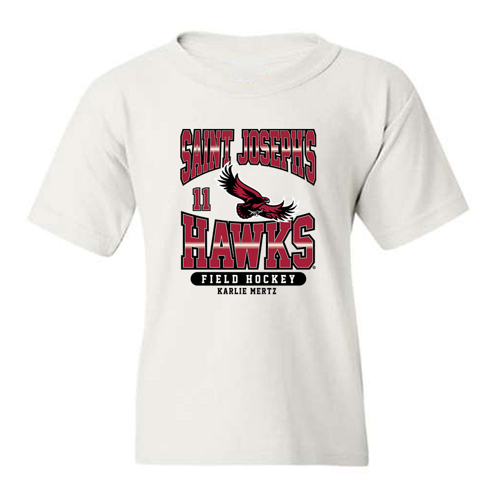 St. Joe's - NCAA Women's Field Hockey : karlie mertz - Sport Shersey Youth T-Shirt-0