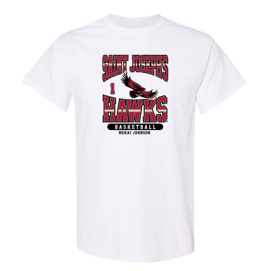 St. Joe's - NCAA Men's Basketball : Mekai Johnson - Sport Shersey T-Shirt-0