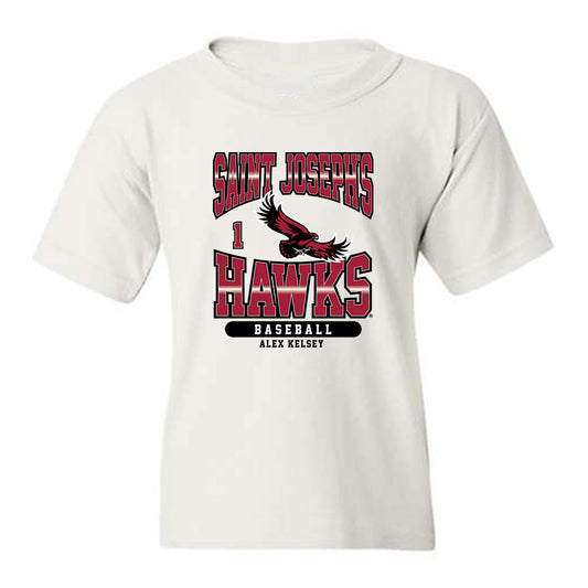 St. Joe's - NCAA Baseball : Alex Kelsey - Sport Shersey Youth T-Shirt-0