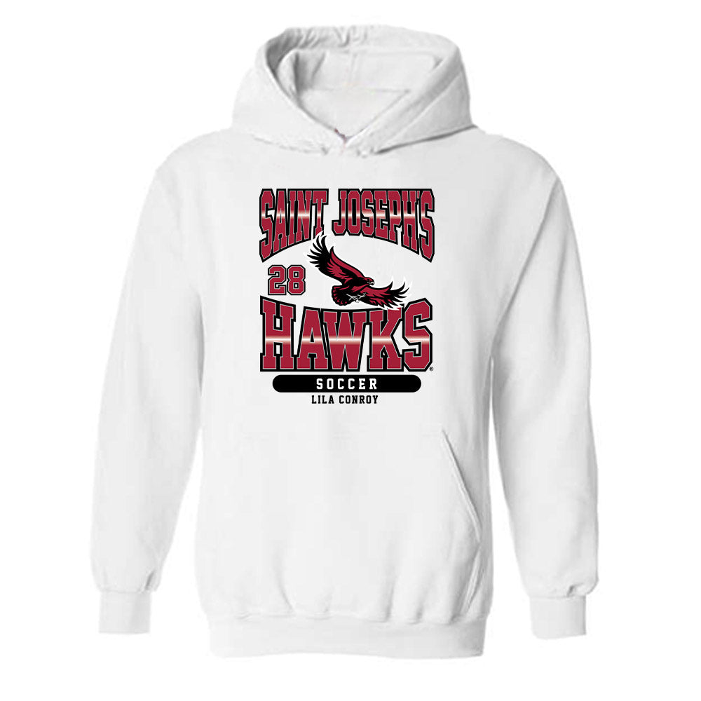 St. Joe's - NCAA Women's Soccer : Lila Conroy - Sport Shersey Hooded Sweatshirt-0