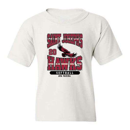 St. Joe's - NCAA Softball : Ava Farina - Sport Shersey Youth T-Shirt-0