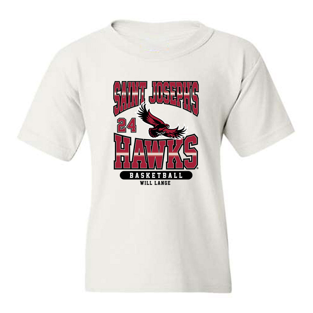 St. Joe's - NCAA Men's Basketball : Will Lange - Sport Shersey Youth T-Shirt-0