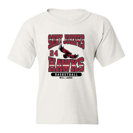 St. Joe's - NCAA Men's Basketball : Will Lange - Sport Shersey Youth T-Shirt-0
