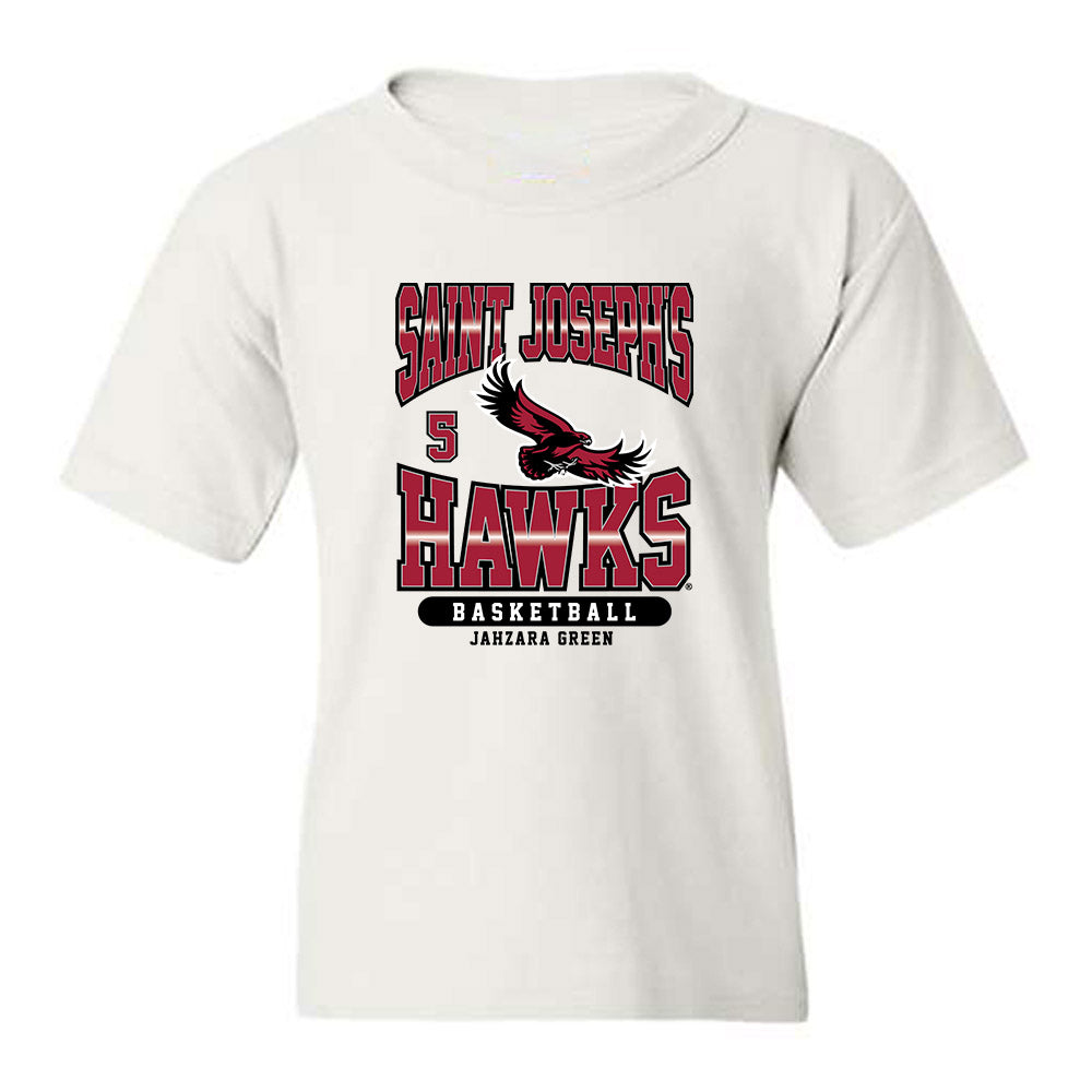 St. Joe's - NCAA Women's Basketball : Jahzara Green - Sport Shersey Youth T-Shirt-0