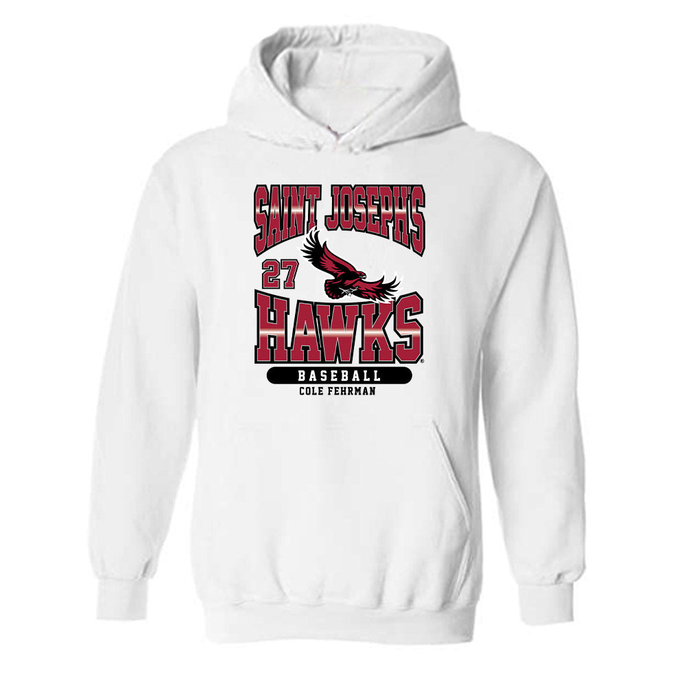 St. Joe's - NCAA Baseball : Cole Fehrman - Sport Shersey Hooded Sweatshirt-0