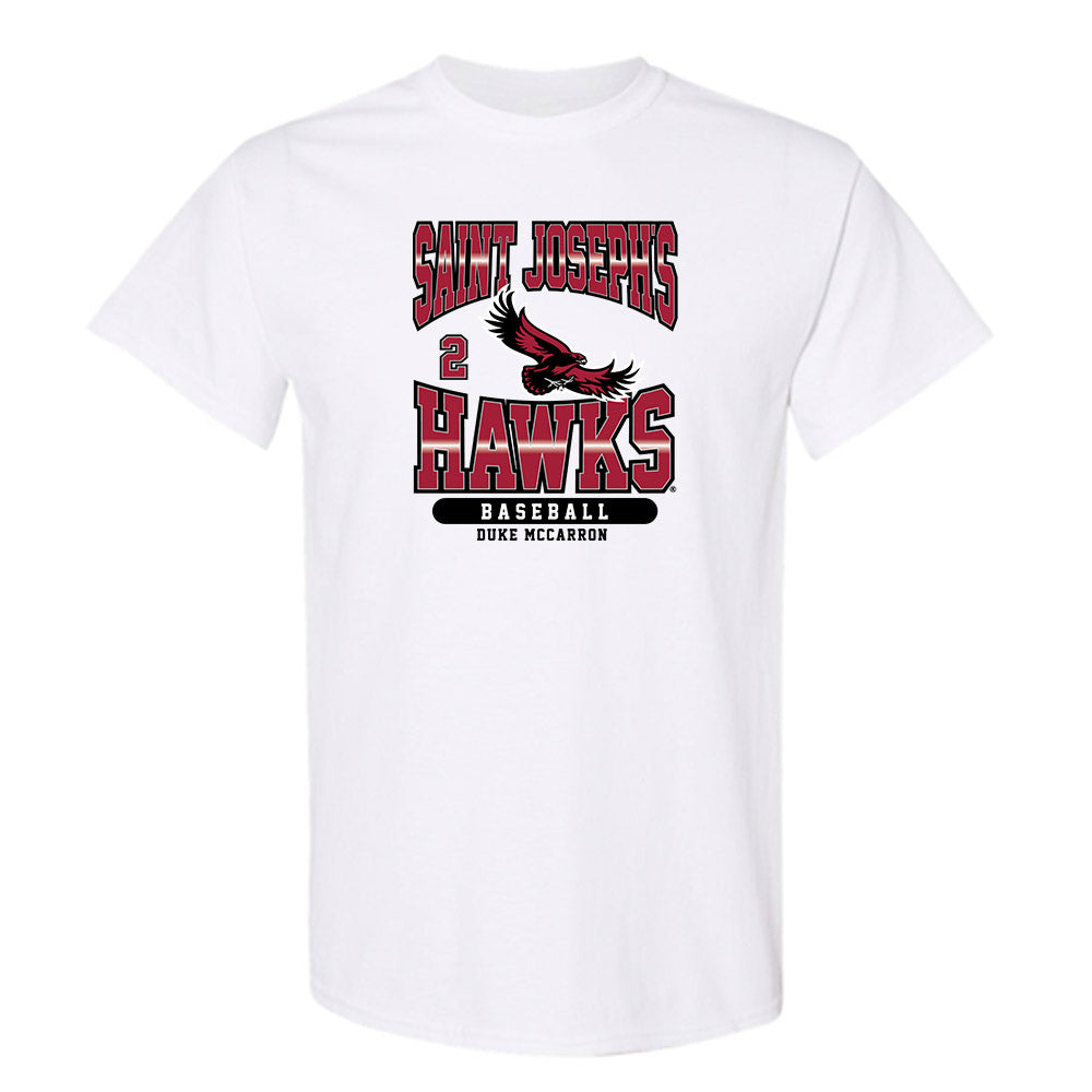 St. Joe's - NCAA Baseball : Duke McCarron - Sport Shersey T-Shirt-0