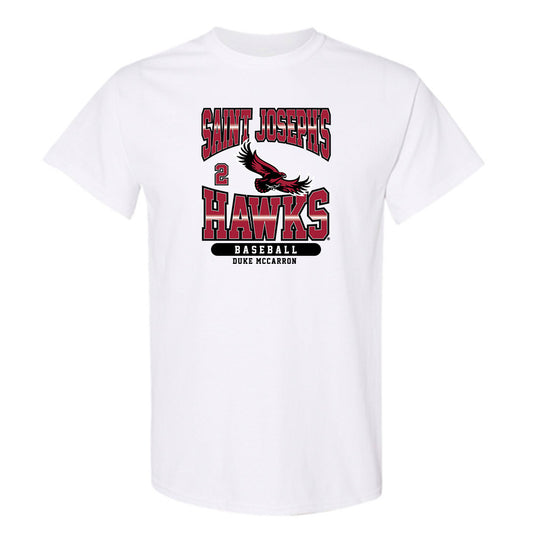 St. Joe's - NCAA Baseball : Duke McCarron - Sport Shersey T-Shirt-0
