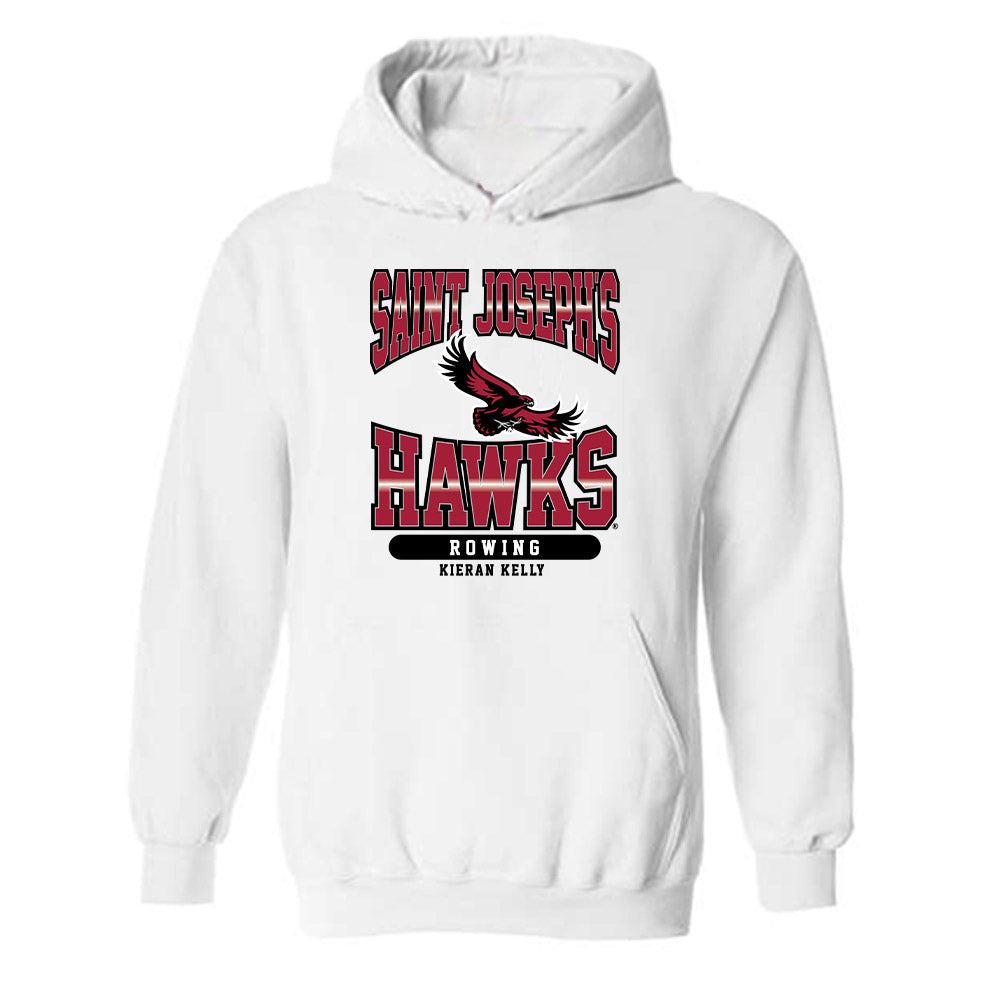 St. Joe's - NCAA Men's Rowing : Kieran Kelly - Sport Shersey Hooded Sweatshirt-0