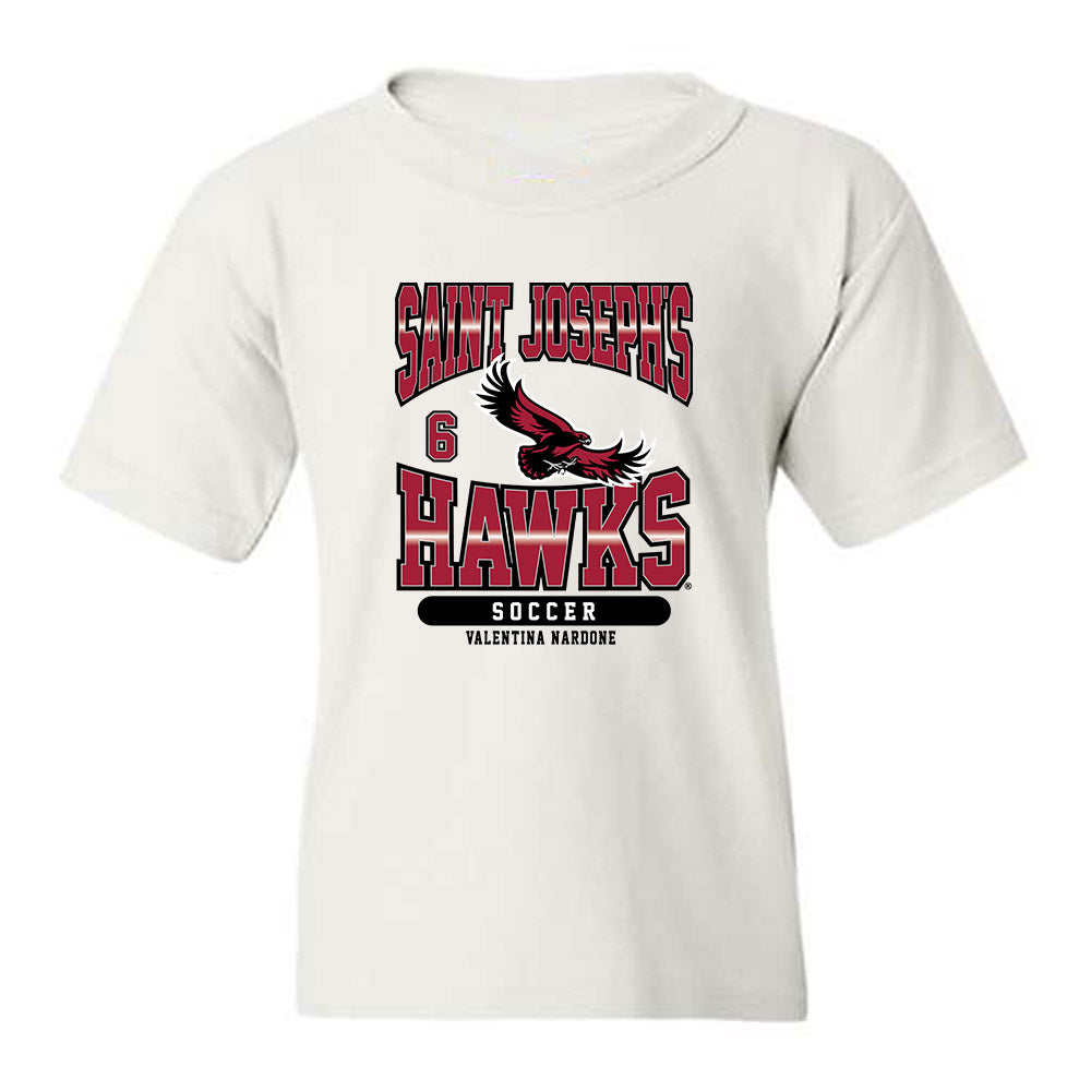 St. Joe's - NCAA Women's Soccer : Valentina Nardone - Sport Shersey Youth T-Shirt-0