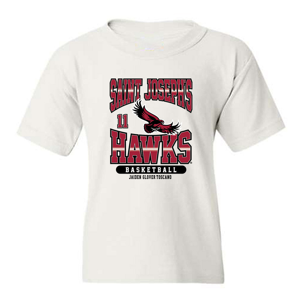 St. Joe's - NCAA Men's Basketball : Jaiden Glover-Toscano - Sport Shersey Youth T-Shirt-0