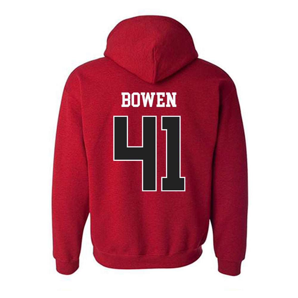 St. Joe's - NCAA Baseball : Ethan Bowen - Classic Shersey Hooded Sweatshirt-1