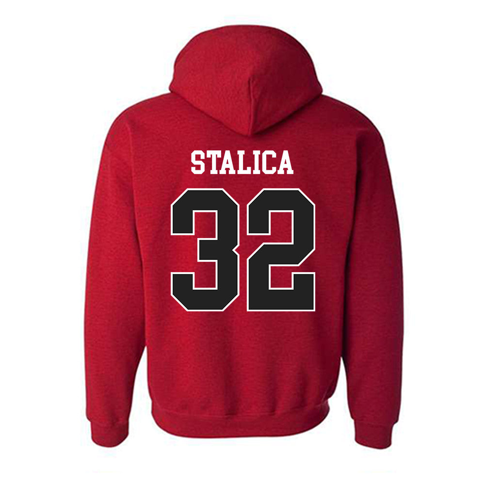 St. Joe's - NCAA Softball : Lauren Stalica - Classic Shersey Hooded Sweatshirt-1