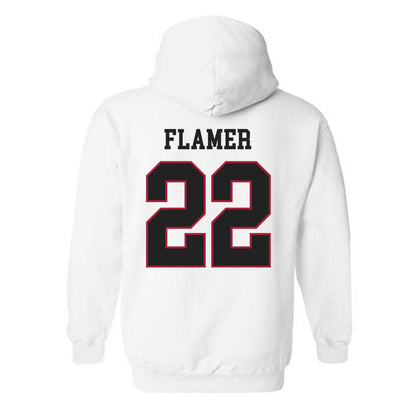 St. Joe's - NCAA Men's Basketball : Donovan Flamer - Classic Shersey Hooded Sweatshirt-1