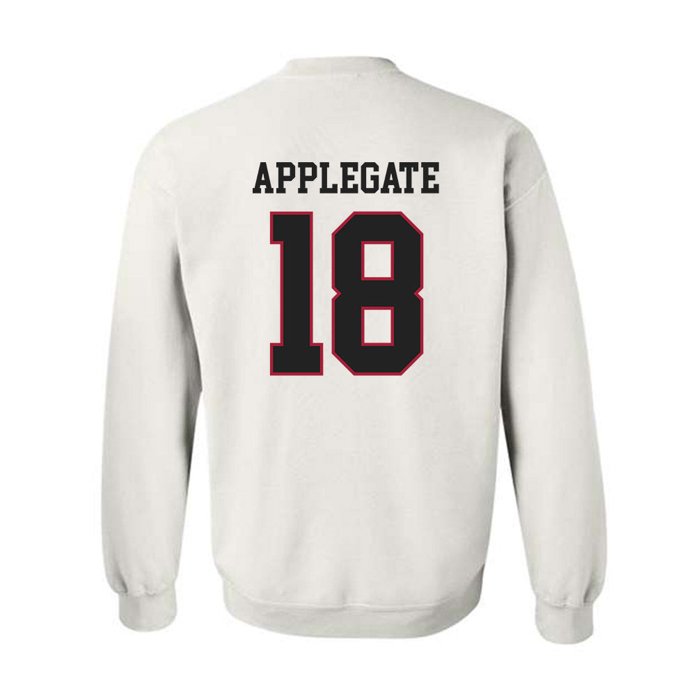 St. Joe's - NCAA Baseball : Carson Applegate - Classic Shersey Crewneck Sweatshirt-1