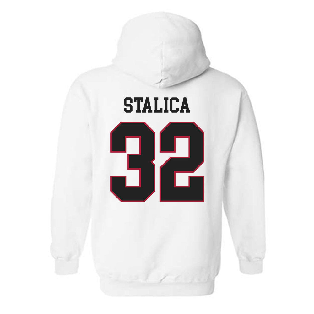 St. Joe's - NCAA Softball : Lauren Stalica - Classic Shersey Hooded Sweatshirt-1