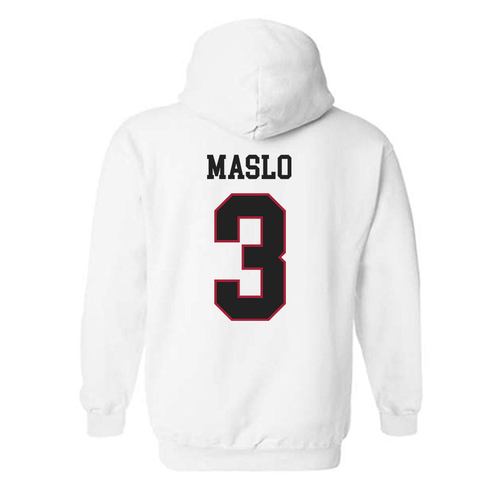 St. Joe's - NCAA Baseball : Augie Maslo - Classic Shersey Hooded Sweatshirt-1