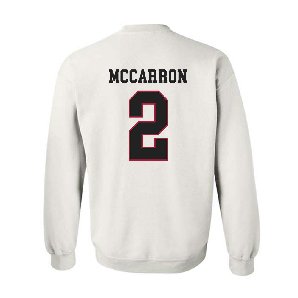 St. Joe's - NCAA Baseball : Duke McCarron - Classic Shersey Crewneck Sweatshirt-1