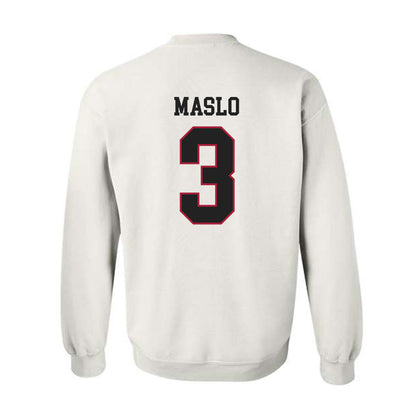 St. Joe's - NCAA Baseball : Augie Maslo - Classic Shersey Crewneck Sweatshirt-1