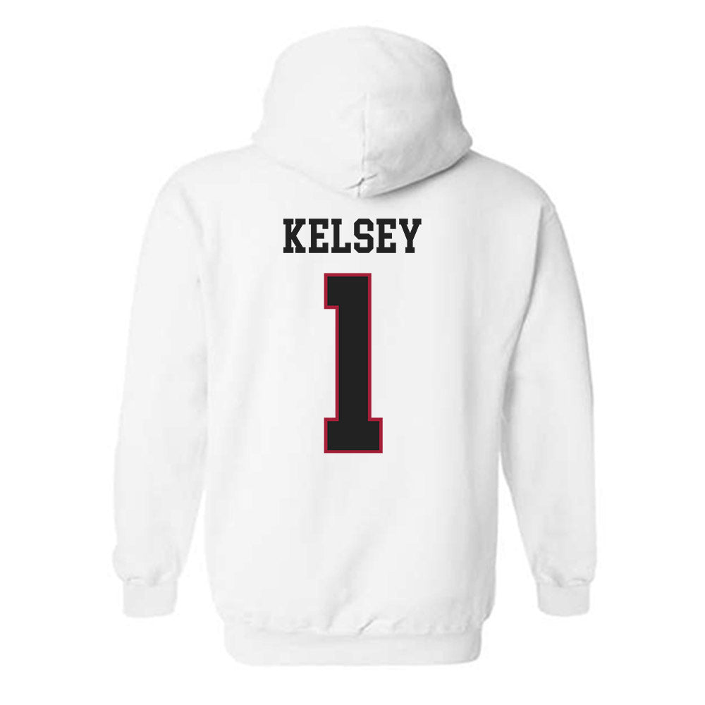 St. Joe's - NCAA Baseball : Alex Kelsey - Classic Shersey Hooded Sweatshirt-1