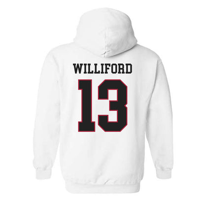St. Joe's - NCAA Men's Basketball : Austin Williford - Classic Shersey Hooded Sweatshirt-1
