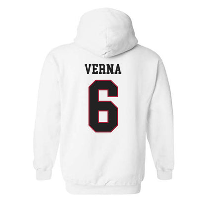 St. Joe's - NCAA Men's Basketball : Owen Verna - Classic Shersey Hooded Sweatshirt-1