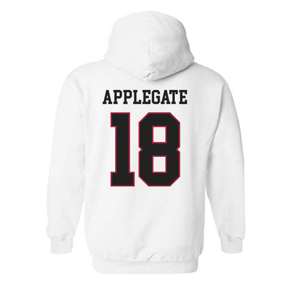 St. Joe's - NCAA Baseball : Carson Applegate - Classic Shersey Hooded Sweatshirt-1
