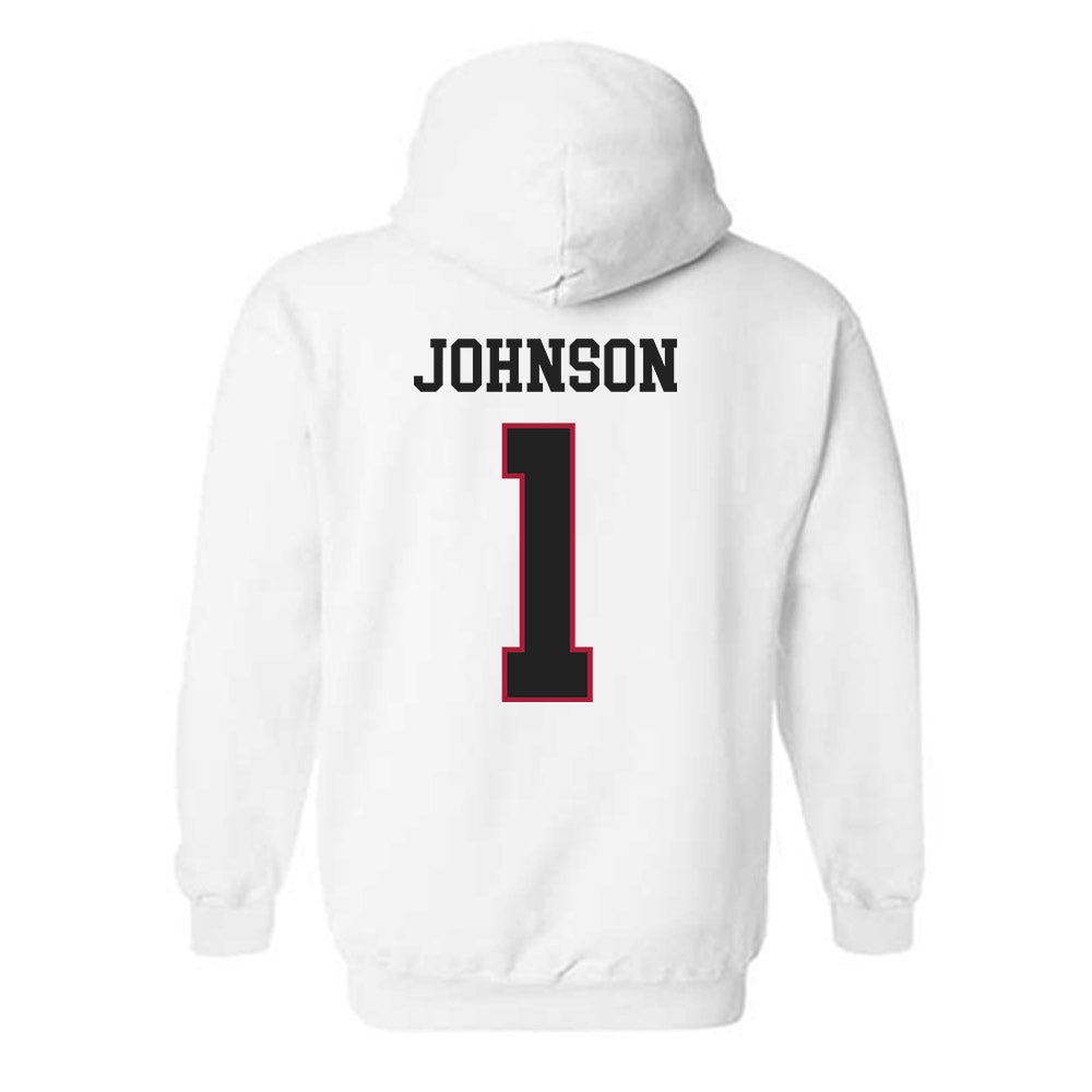 St. Joe's - NCAA Men's Basketball : Mekai Johnson - Classic Shersey Hooded Sweatshirt-1