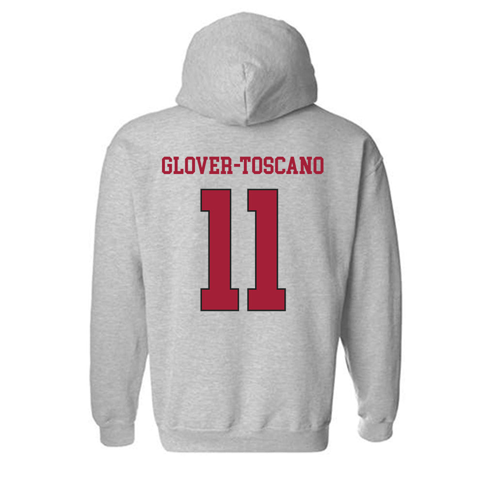 St. Joe's - NCAA Men's Basketball : Jaiden Glover-Toscano - Classic Shersey Hooded Sweatshirt-1