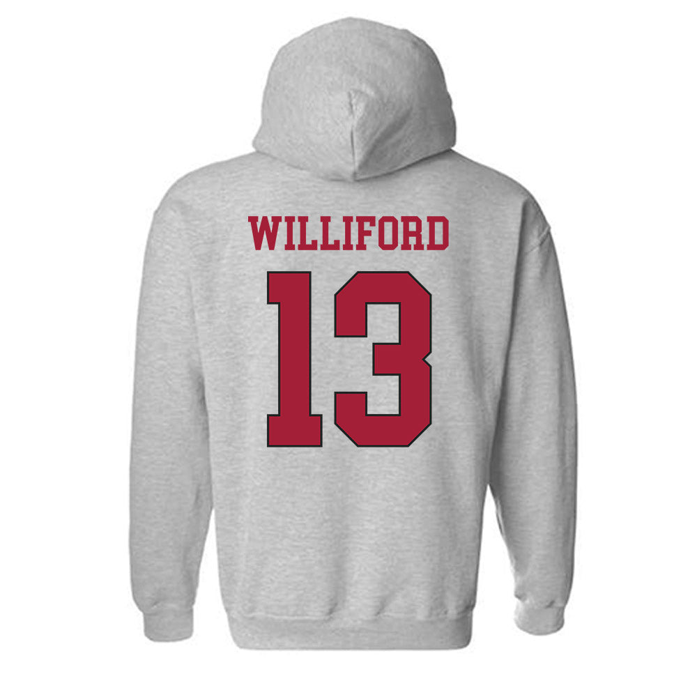 St. Joe's - NCAA Men's Basketball : Austin Williford - Classic Shersey Hooded Sweatshirt-1