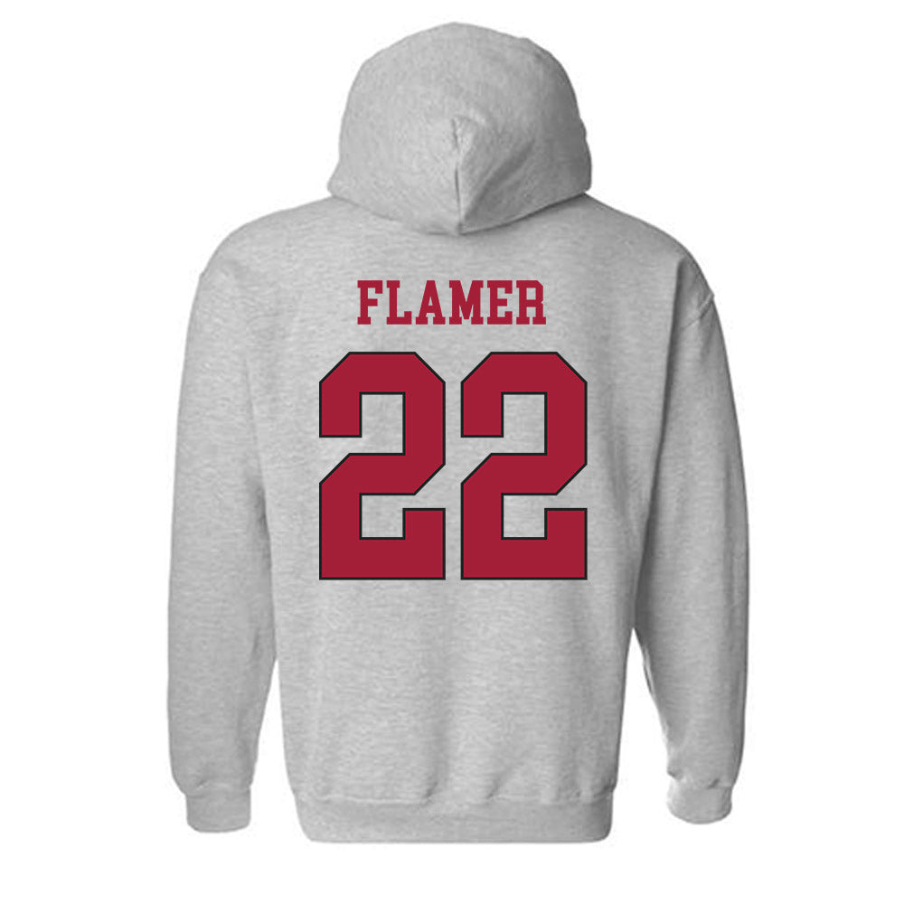 St. Joe's - NCAA Men's Basketball : Donovan Flamer - Classic Shersey Hooded Sweatshirt-1