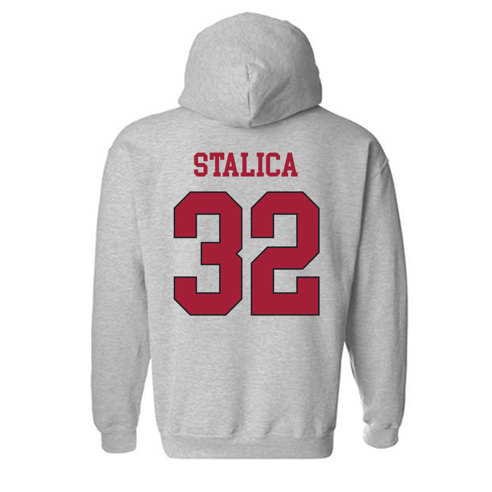 St. Joe's - NCAA Softball : Lauren Stalica - Classic Shersey Hooded Sweatshirt-1