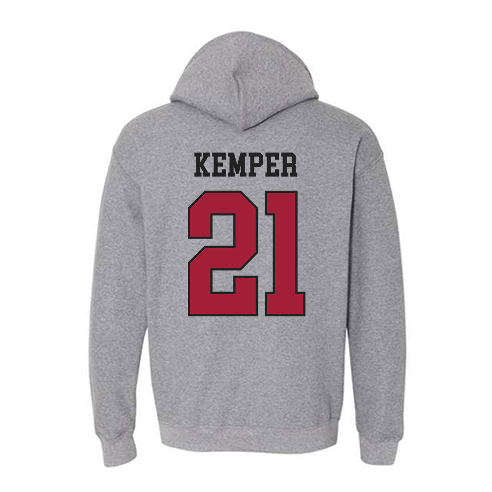 St. Joe's - NCAA Men's Basketball : Davis Kemper - Classic Shersey Hooded Sweatshirt-1