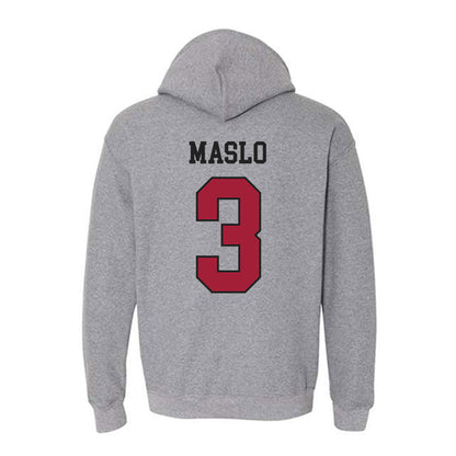 St. Joe's - NCAA Baseball : Augie Maslo - Classic Shersey Hooded Sweatshirt-1