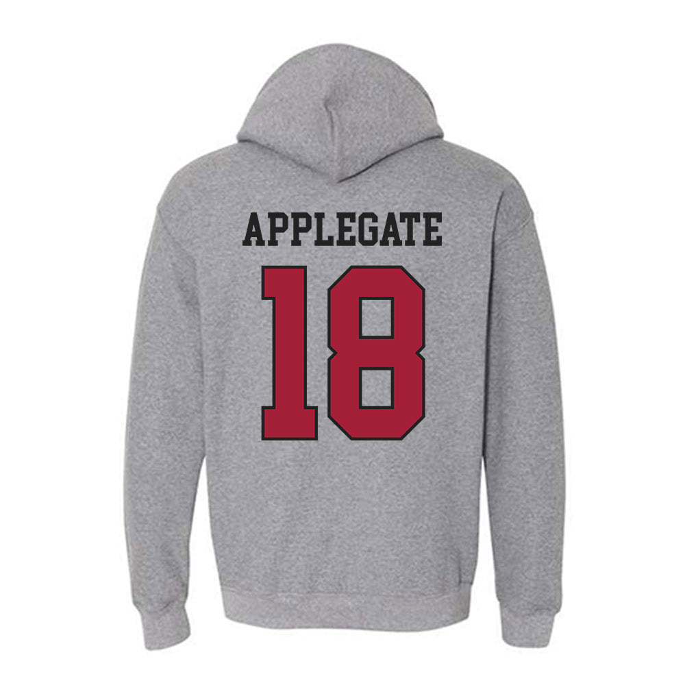 St. Joe's - NCAA Baseball : Carson Applegate - Classic Shersey Hooded Sweatshirt-1