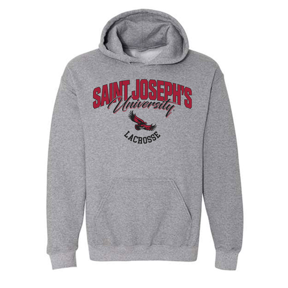 St. Joe's - NCAA Men's Lacrosse : Charlie Giachetti - Classic Shersey Hooded Sweatshirt-0