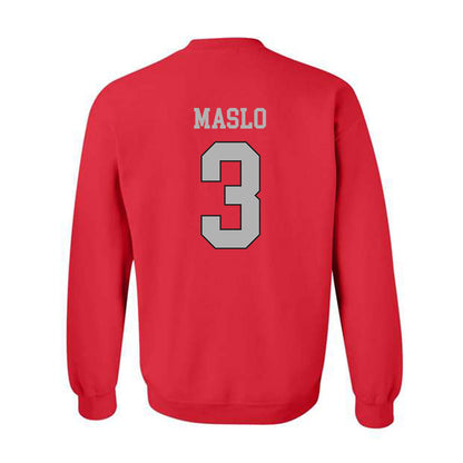 St. Joe's - NCAA Baseball : Augie Maslo - Classic Shersey Crewneck Sweatshirt-1