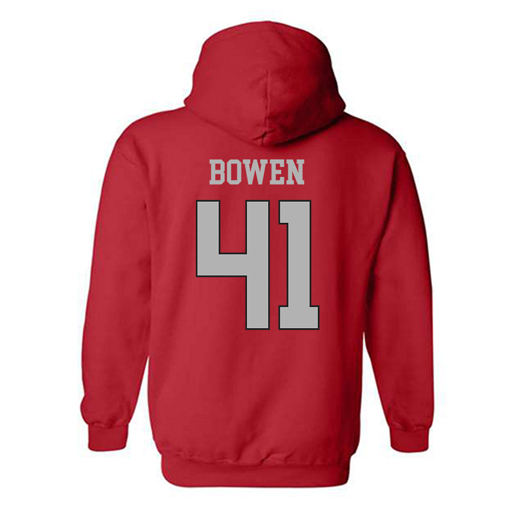 St. Joe's - NCAA Baseball : Ethan Bowen - Classic Shersey Hooded Sweatshirt-1