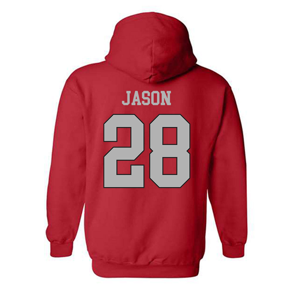 St. Joe's - NCAA Men's Lacrosse : Jesse Jason - Classic Shersey Hooded Sweatshirt-1